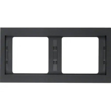 Рамка 2Х антрацит, горизонтальная, K.1 Hager 13637006