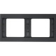 Рамка 2Х антрацит, горизонтальна, K.1 Hager 13637006