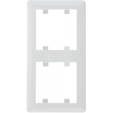 Рамка 2Х вертикальная Lumina-Soul, белая Hager WL5120