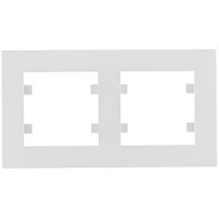 Рамка 2X горизонтальная, Lumina-Intens, белая Hager WL5720