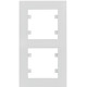 Рамка 2X вертикальная, Lumina-Intens, белая Hager WL5620