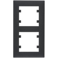 Рамка 2X вертикальная, Lumina-Intens, черная Hager WL5623