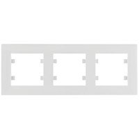 Рамка 3X горизонтальная, Lumina-Intens, белая Hager WL5730