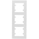 Рамка 3X вертикальна, Lumina-Intens, біла Hager WL5630