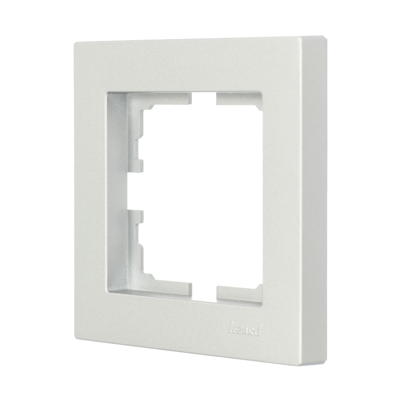 Рамка одинарная LEZARD Vesna серая 742-3500-146 