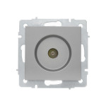 Розетка телевизионная проходная LEZARD Vesna серая 742-3588-129