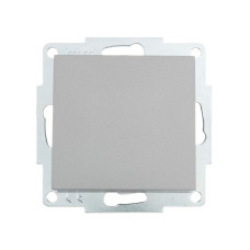 Выключатель одноклавишный LEZARD Vesna серый 742-3588-100