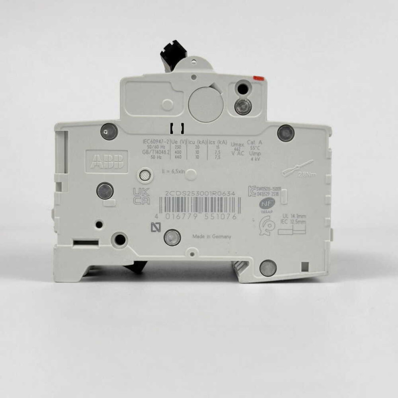 Автоматический выключатель ABB 6кА S203-C63 (2CDS253001R0634)