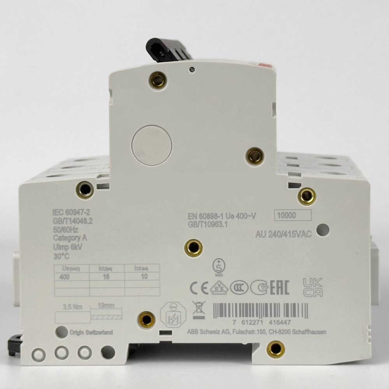 Автоматический выключатель ABB 6кА S803B-C100 (2CCS813001R0824)