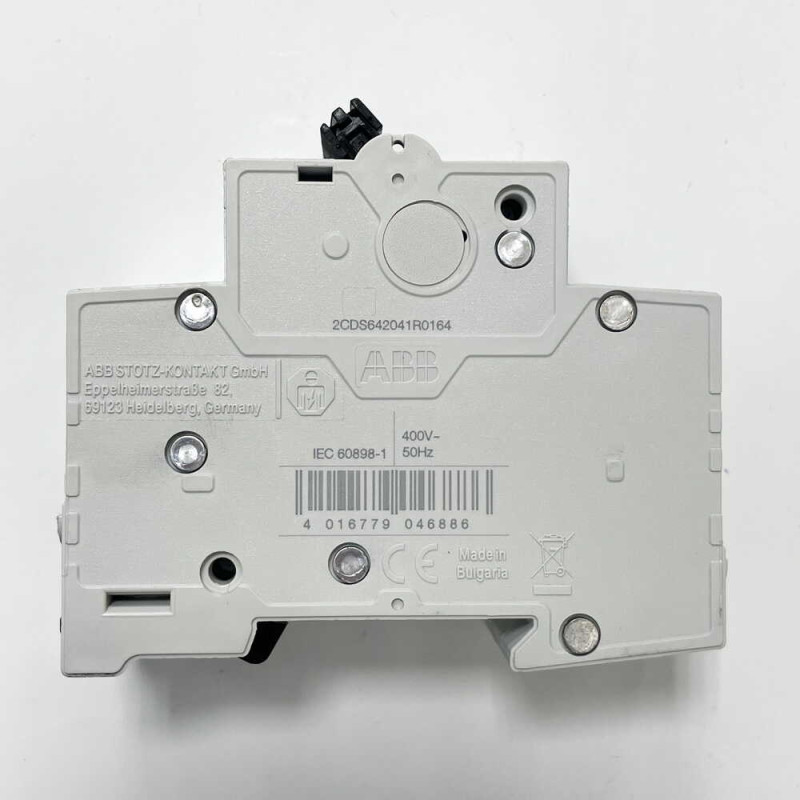 Автоматичний вимикач ABB BMS412-C16 2p 16A тип C серія Basic 2CDS642041R0164