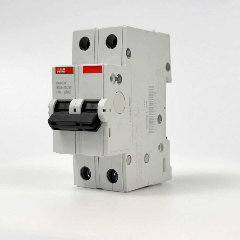 Автоматический выключатель ABB BMS412-C32 2p 32A тип C серия Basic 2CDS642041R0324