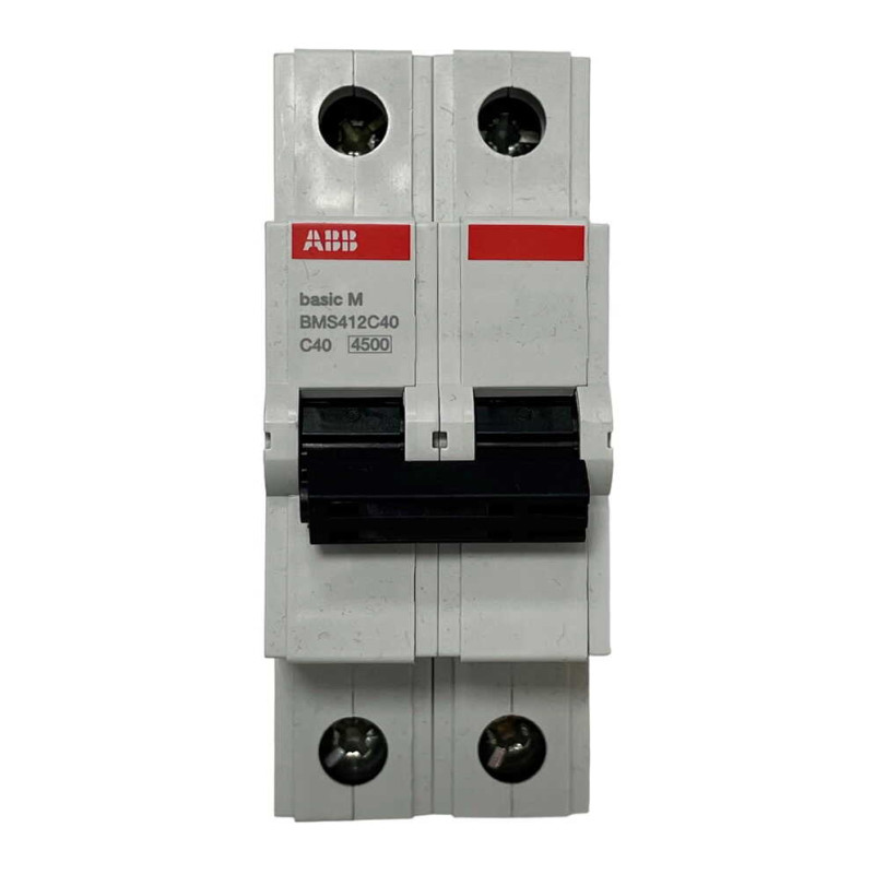 Автоматический выключатель ABB BMS412-C40 2p 40A тип C серия Basic