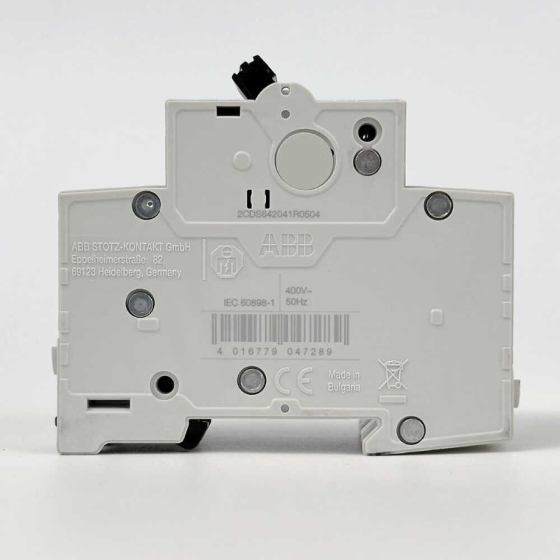 Автоматичний вимикач ABB BMS412-C50 2p 50A тип C серія Basic 2CDS642041R0504