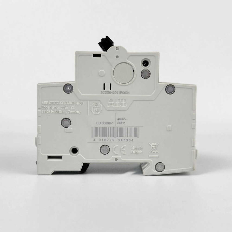 Автоматичний вимикач ABB BMS412-C63 2p 63A тип C серія Basic 2CDS642041R0634