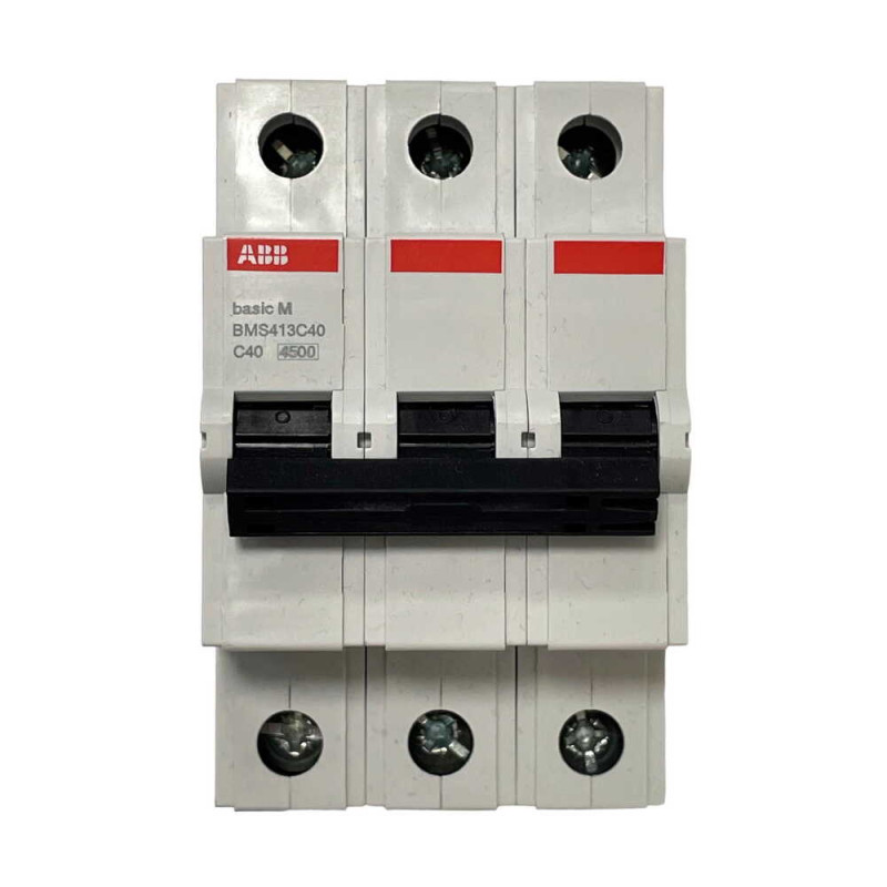Автоматический выключатель ABB BMS413-C40 3p 40A тип C серия Basic 2CDS643041R0404