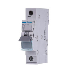 Автоматический выключатель Hager MCN110 С 1p 10А