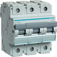 Автоматический выключатель Hager HLF380S С 3p 80А