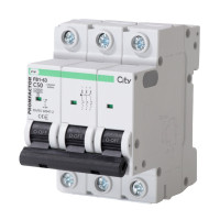 Автоматичний вимикач Промфактор CITY 3P C 50A 6кА FB1CI3050