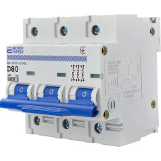 Автоматический выключатель АСКО ВА-2003 3P D 80А ( A0010030003 )