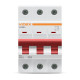 Автоматический выключатель VIDEX RS4 3п 63А С 4,5кА RESIST (VF-RS4-AV3C63)