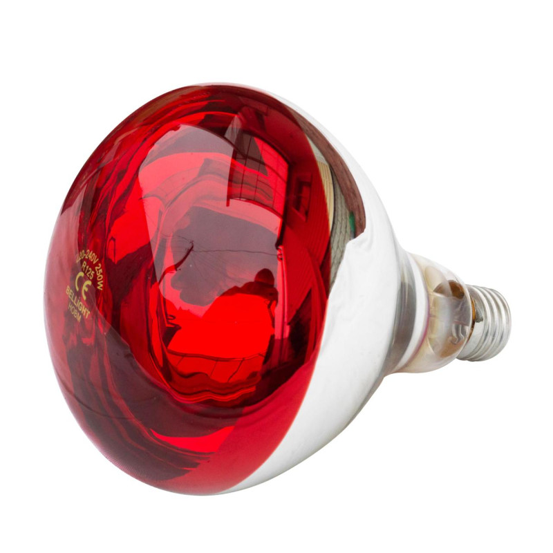 Інфрачервона дзеркальна лампа (ИКЗК) R125 E27 250 Вт 230В BELLIGHT