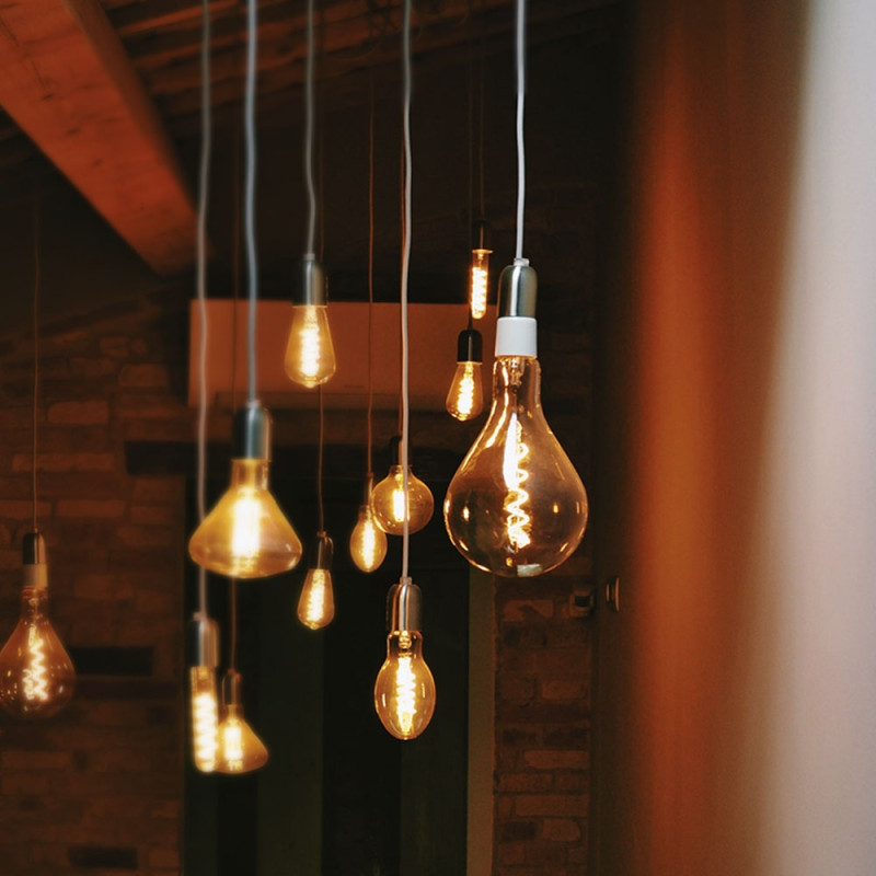 Лампа LED VIDEX Filament ST64FASD 5W E27 2200K 220V диммерная (VL-ST64FASD-05272)