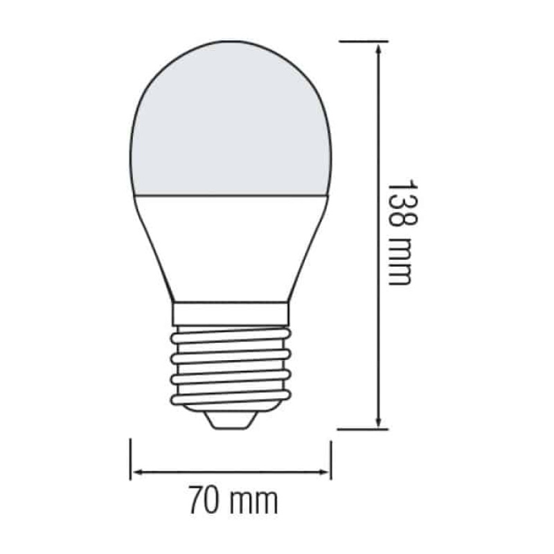 Лампа А60 SMD LED 15W 3000K E27 1400Lm 175-250V Horoz Electric (001-006-0015-023)