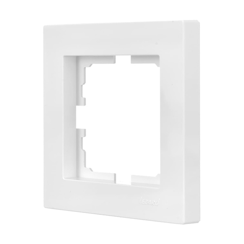 Рамка одинарная LEZARD Vesna белый 742-0200-146