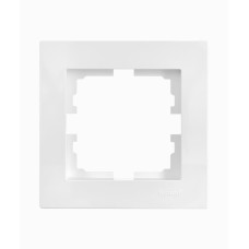 Рамка одинарная LEZARD Vesna белый 742-0200-146
