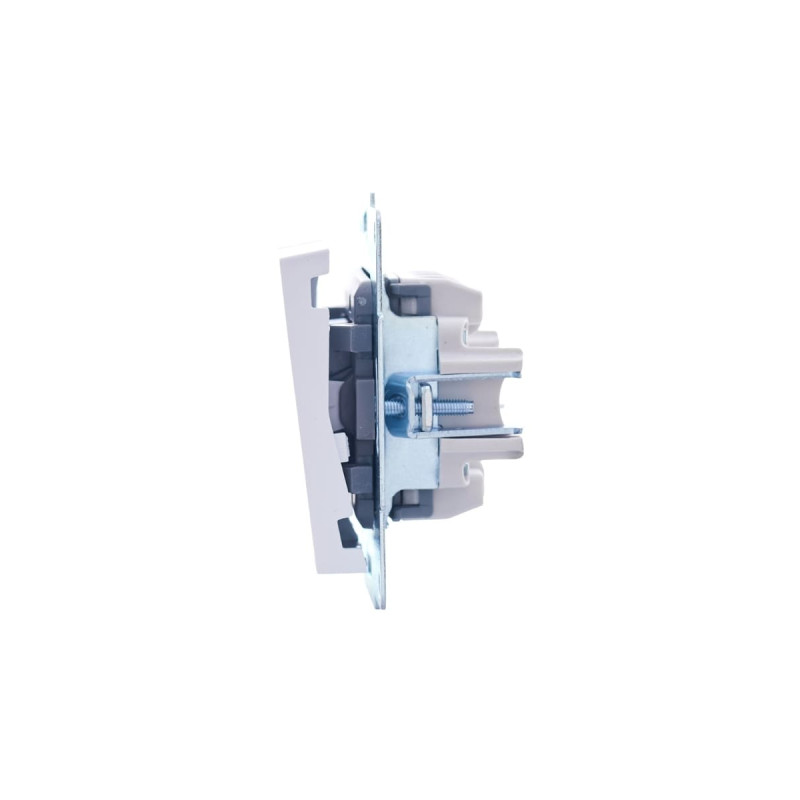 Вимикач двоклавішний LEZARD Vesna білий 742-0288-101