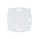 Выключатель одноклавишный проходной LEZARD Vesna белый 742-0288-105