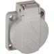 Розетка встроенная тип F серии UCombi 3P 16A IP 54 серая АСКО A0080010165