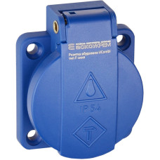 Розетка встроенная тип F серии UCombi 3P 16A IP 54 синяя АСКО A0080010166
