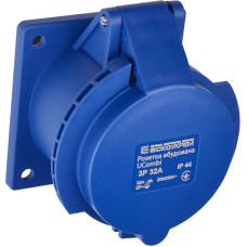 Розетка встроенная серии UCombi 3P 32A IP 44 АСКО A0080010159