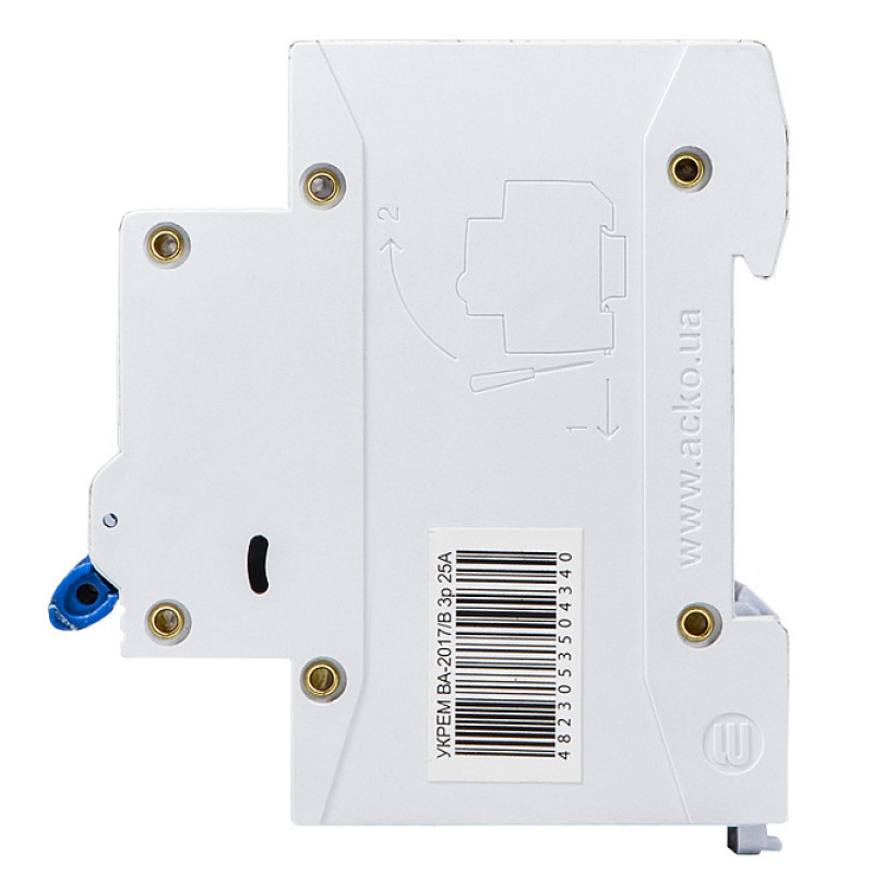 Автоматичний вимикач УКРЕМ ВА-2017/B 3р 25А АСКО (A0010170067)