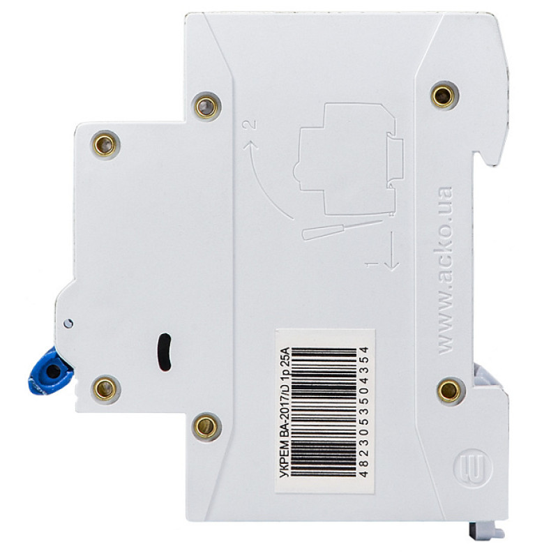 Автоматичний вимикач УКРЕМ ВА-2017/D 1р 6А АСКО (A0010170085)