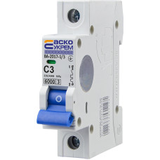 Автоматический выключатель УКРЕМ ВА-2017/С 1р 3А АСКО (A0010170030)