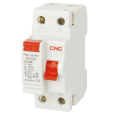 Дифференциальное реле (УЗО) YCL362-63 6kA, 2P, 25A, 30mA CNC (Б00035352)