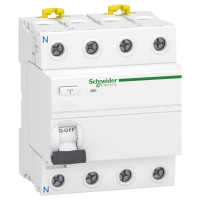 Устройство защитного отключения (УЗО) Schneider Electric Acti9 iIDK 4Р 40А 30mА A9R50440
