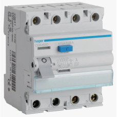 Устройство защитного отключения (УЗО) CDA463D 4P 63A 30mA тип A Hager