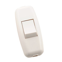 Вимикач навісний білий білий LEZARD 715-1100-611 