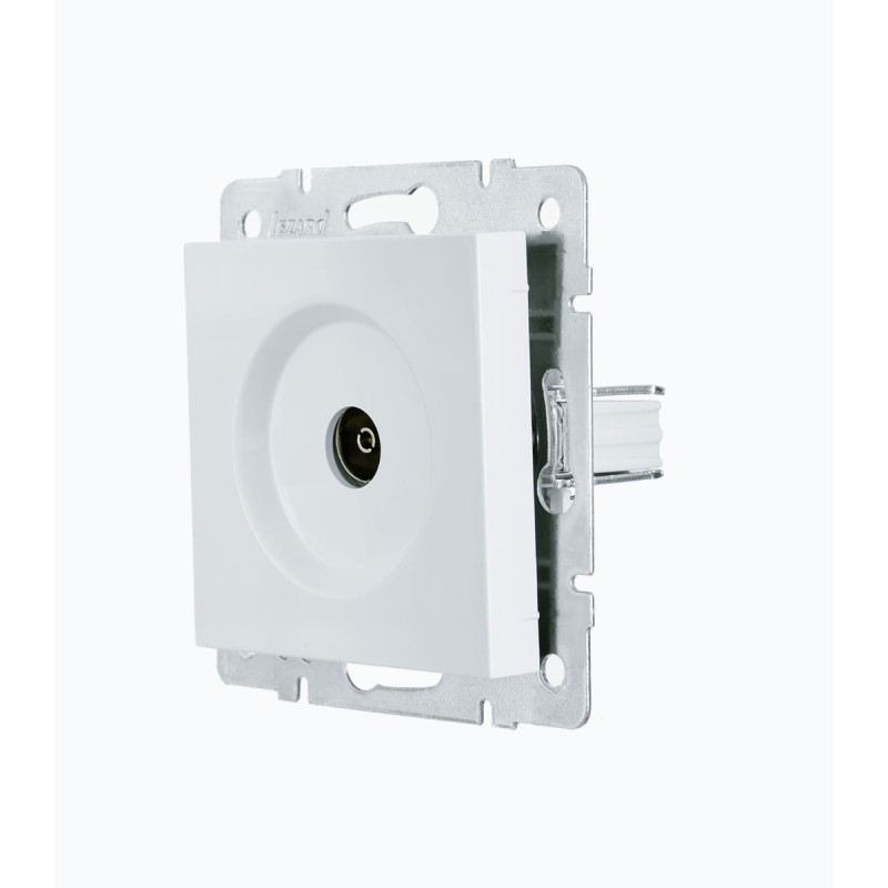 Розетка телевизионная проходная LEZARD Vesna белый 742-0288-129