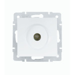 Розетка телевизионная проходная LEZARD Vesna белый 742-0288-129