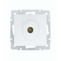 Розетка телевизионная проходная LEZARD Vesna белый 742-0288-129