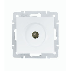 Розетка телевизионная проходная LEZARD Vesna белый 742-0288-129