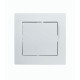 Выключатель одноклавишный LEZARD Vesna белый 742-0288-100