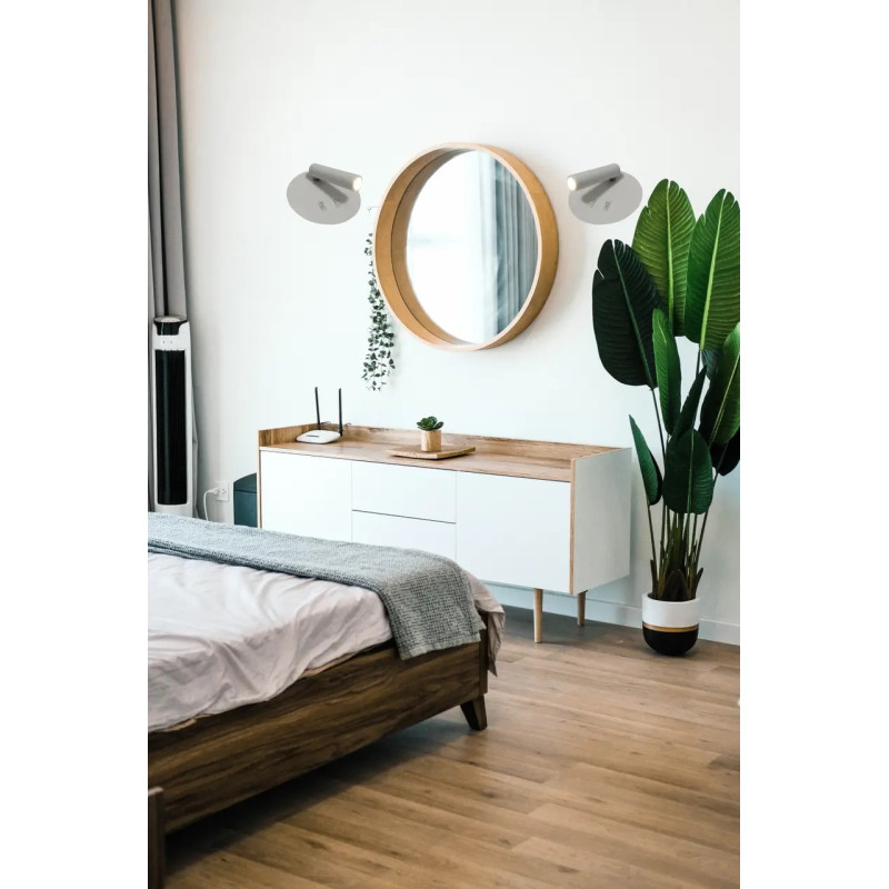 Світлодіодний світильник бра RIGIL 10W RL-WW-140x65-WHITE-220-IP20 Esllse