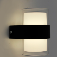 Светодиодный светильник бра VALO R 9 Вт 105×95×135 мм Черный IP54 Esllse