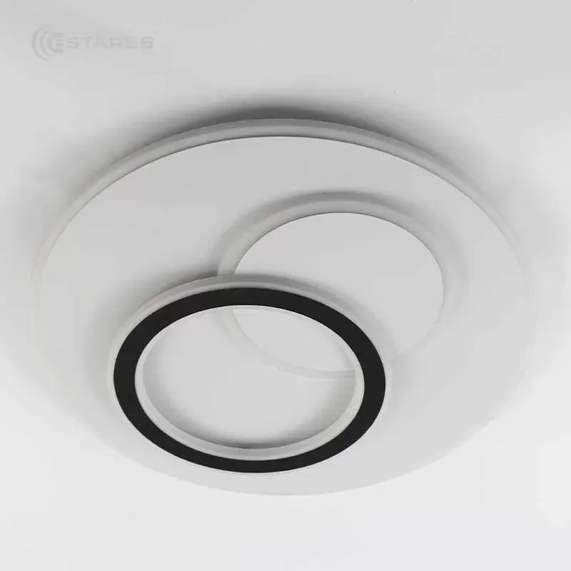 Світлодіодна LED люстра UNIVERSE 80W R-ON/OFF-450x51-WHITE/BLACK-220-IP20 Esllse