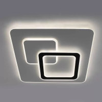 Светодиодная LED люстра UNIVERSE 85W S-ON/OFF-450x450x51-WHITE/BLACK-220-IP20 Esllse